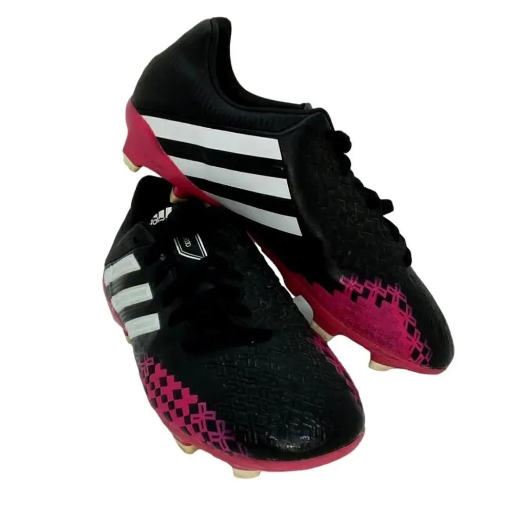 Adidas Prediator Absolado Boys Pre-owned Purple & Black Soccer Cleats - sz. 4Y